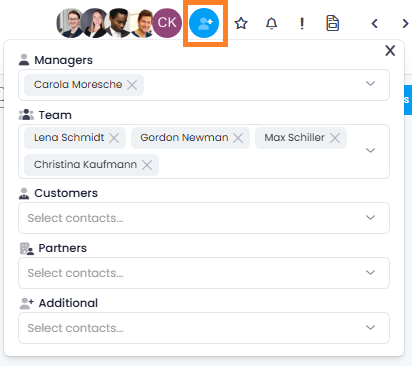 Add project members