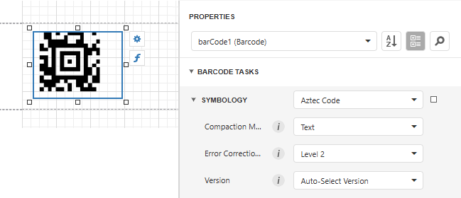 Aztec Code Properties