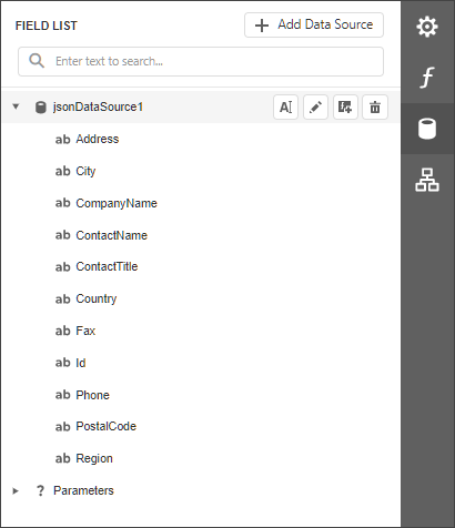 JSON-FieldList
