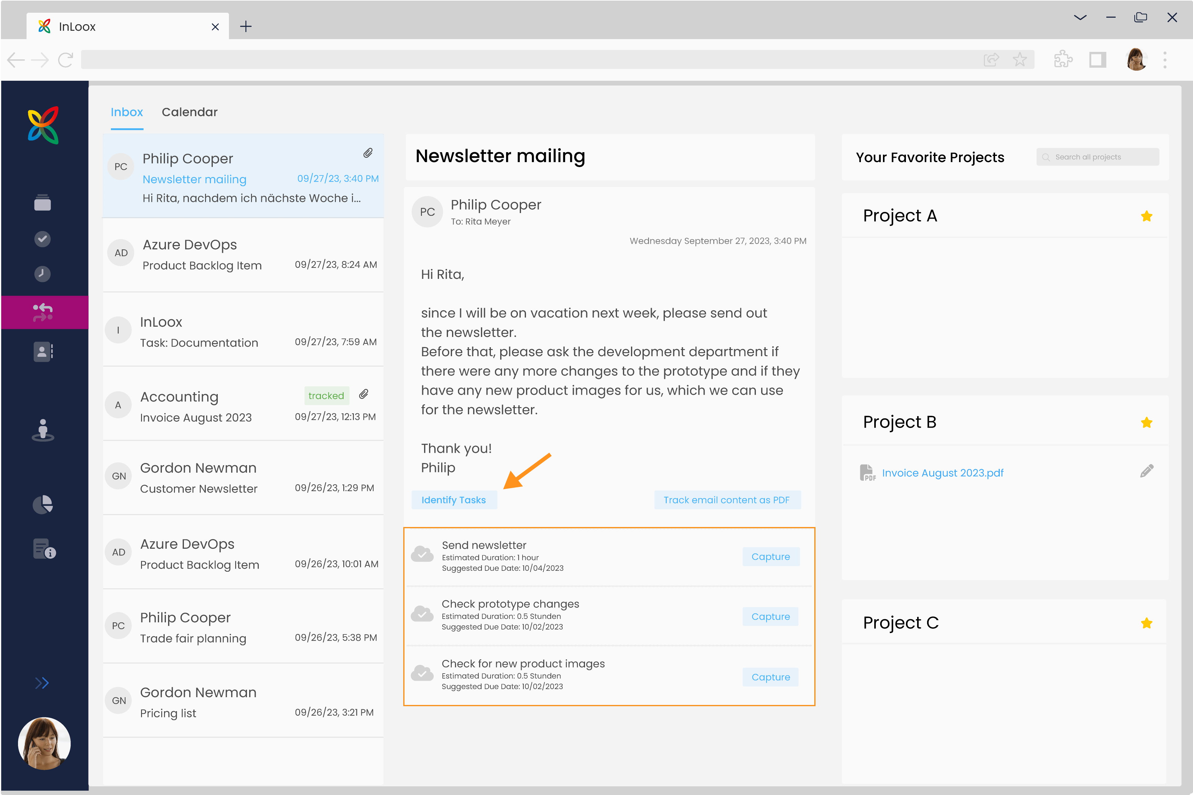 Identify tasks with AI