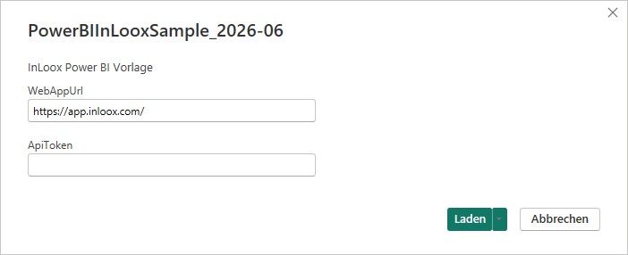 Enter WebAppURL and API Token