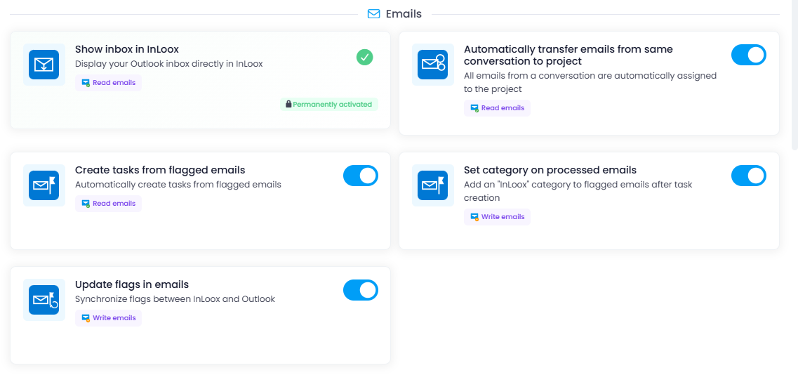 Email integration