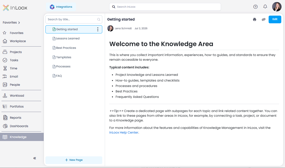 Knowledge overview