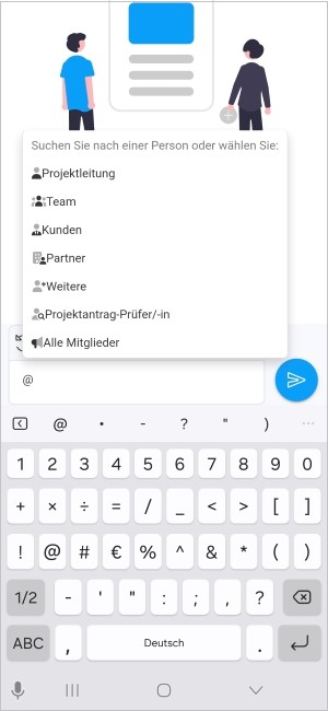 Mobile App: Create comment and tag groups