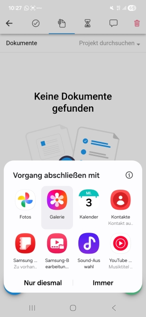 Mobile App: Upload document