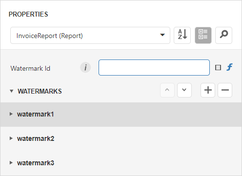 Watermark Id property
