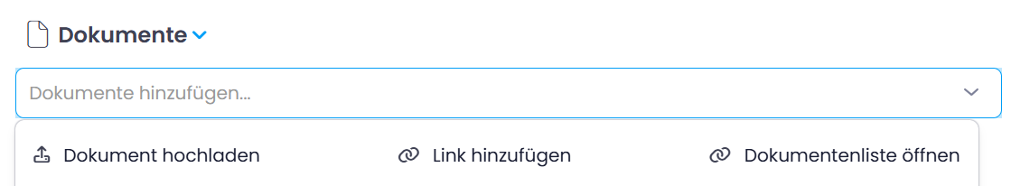 Dokument an Aufgabe hängen
