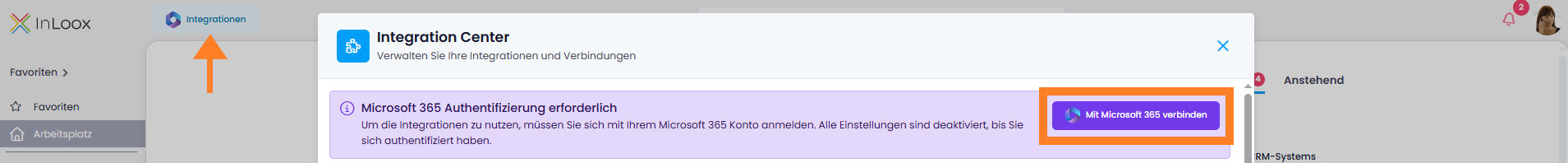 Mit Microsoft 365 verbinden