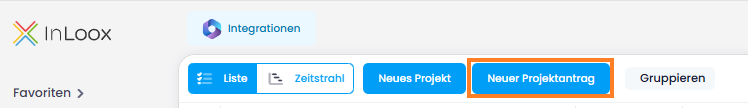 Neuer Projektantrag