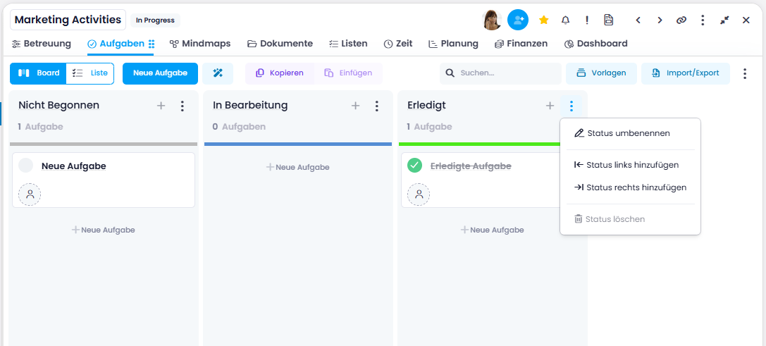 Kanban-Board