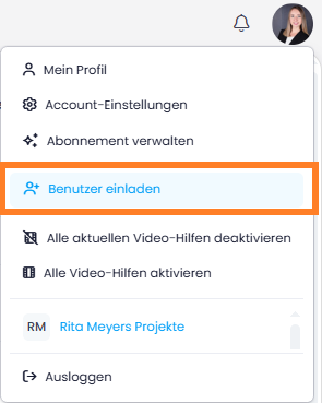 Benutzer zu InLoox einladen