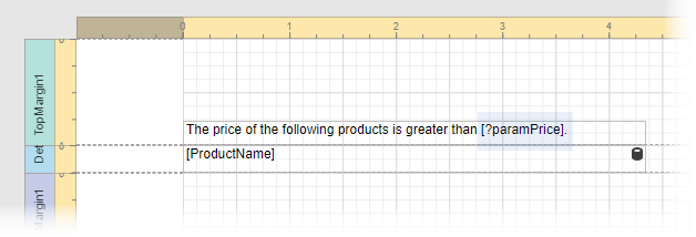 Parameter in der Text-Eigenschaft eines Steuerelements referenzieren (Designer)