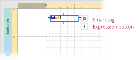 Web-Berichts-Designer - Smarttag- und Ausdrucksschaltflächen